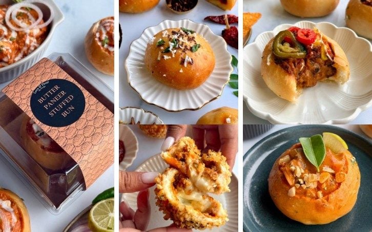 Savoury Stuffed Buns – Eggfree