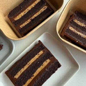 The Viral Whipped Caramel & Chocolate Cake